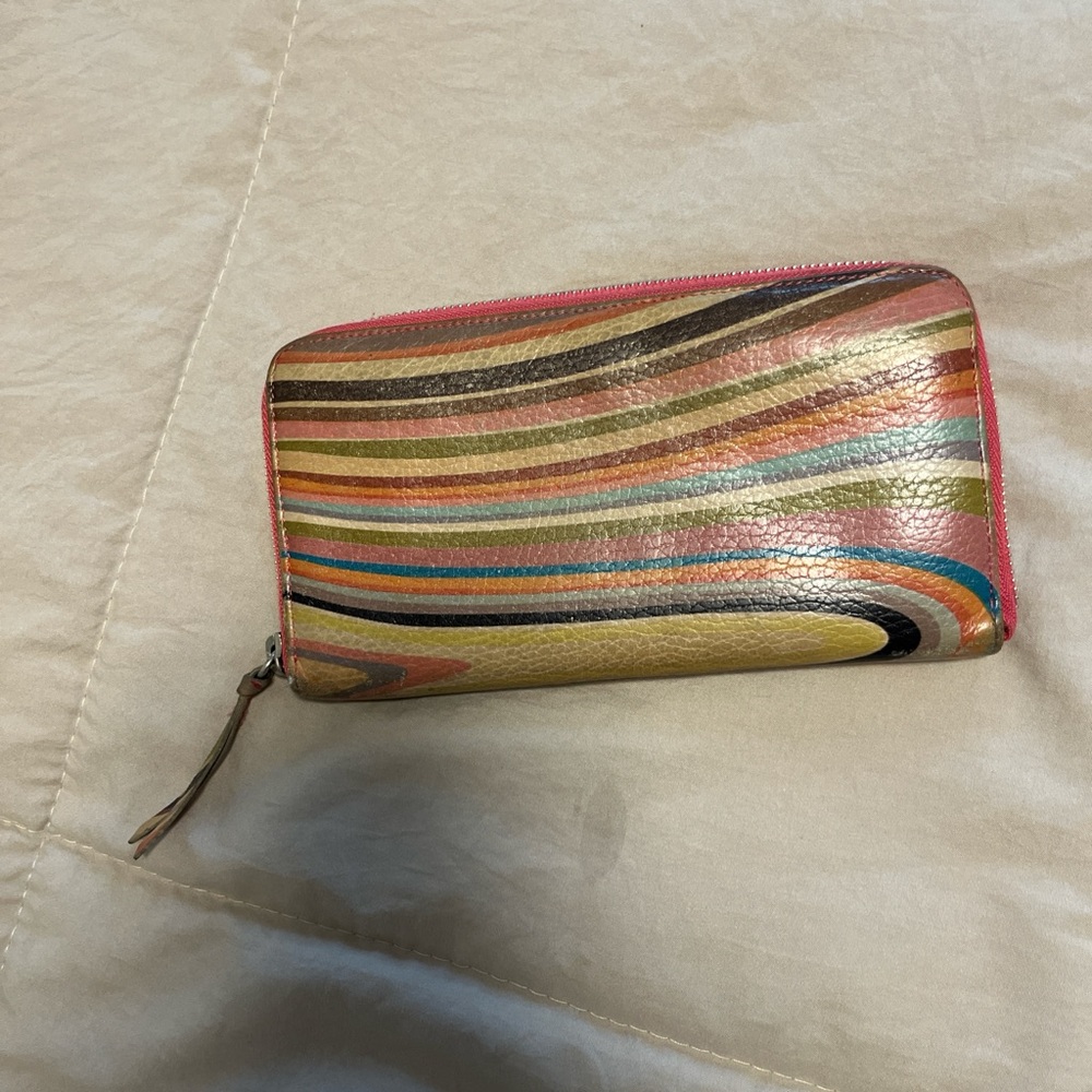 Paul Smith Multicolor Striped Wallet